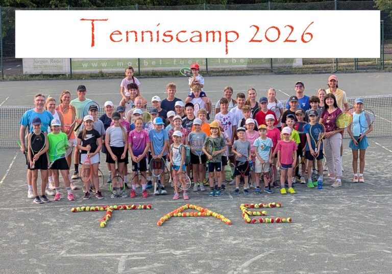 Teilnehmende des Tenniscamps 2026